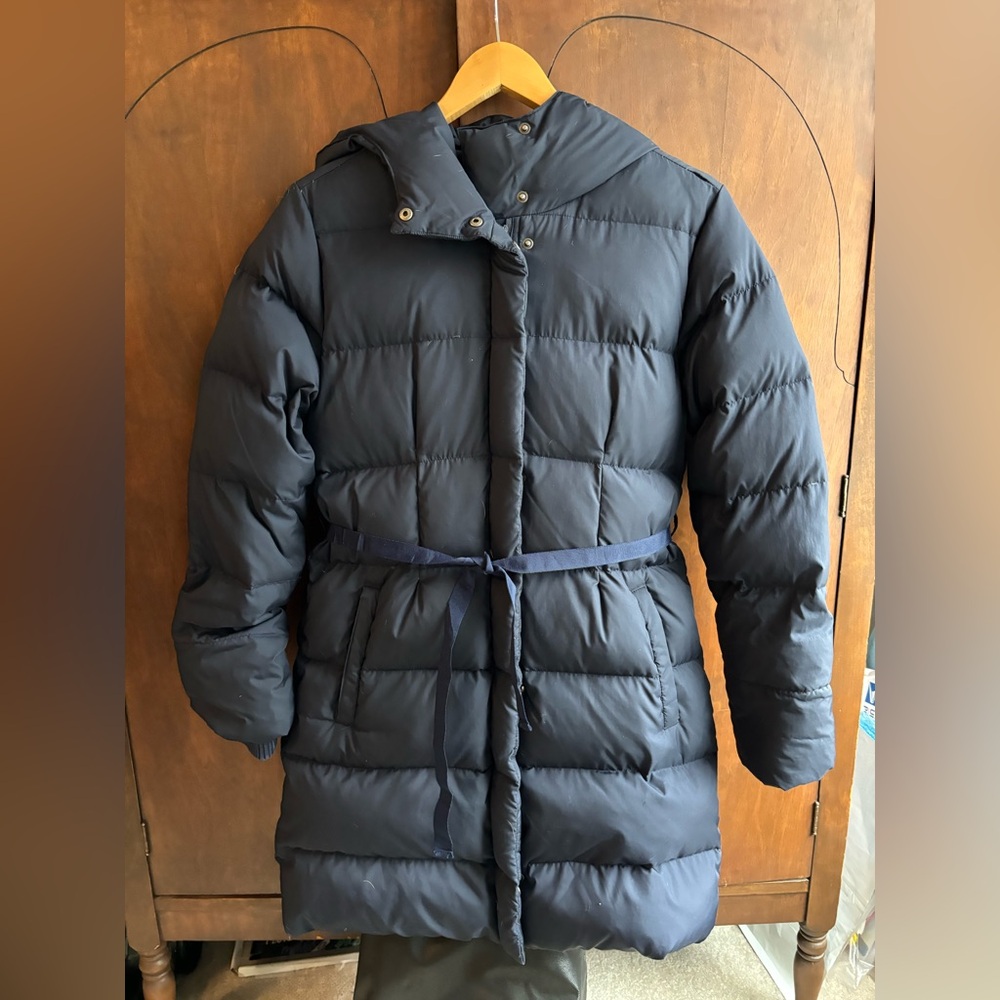 Crewcuts size 16 down filled coat, Navy blue